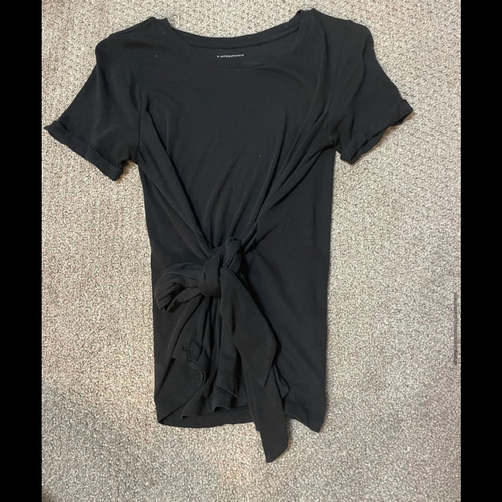 Anthropologie tie front top size XS